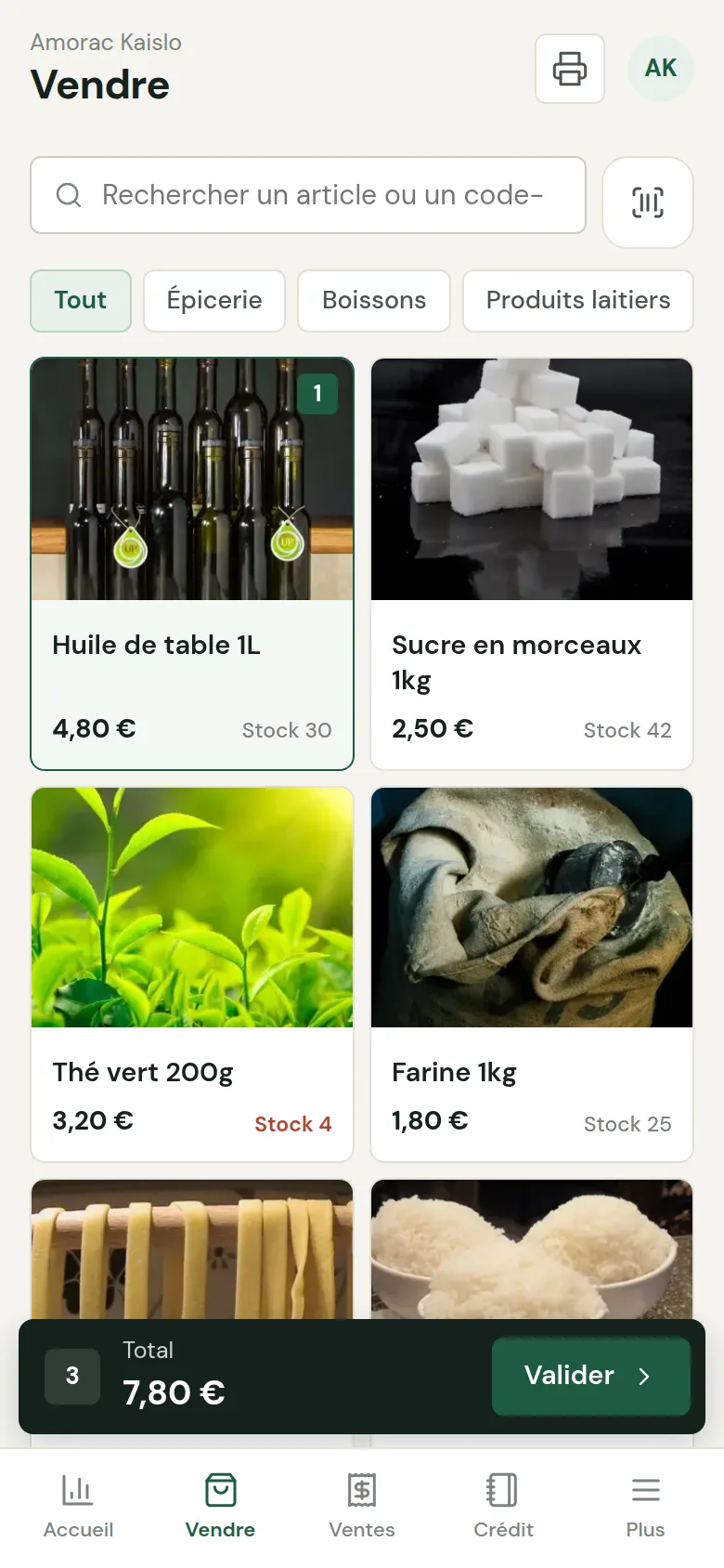 Kaislo sur téléphone